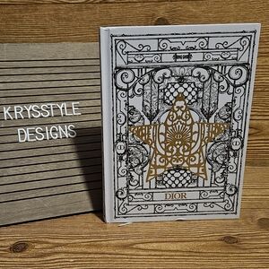 Dior Limited Edition Hardcover Lined Notebook Journal  Star Gold GWP